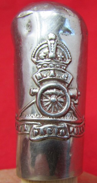  British WWI-WWII, Walking Stick Top, Royal Artillery — image 3
