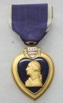 US Post WWII Purple Heart, Cased, Named