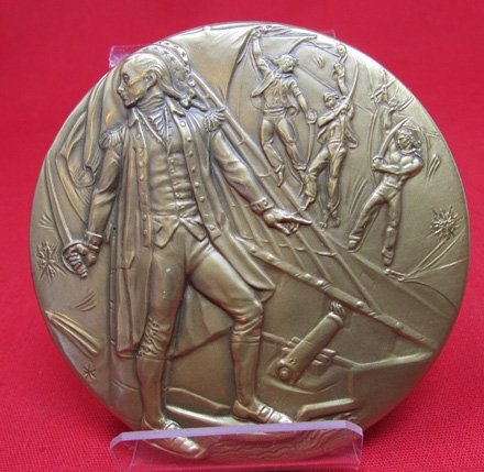  US, John Paul Jones US Navy Bronze Table Medal, — image 3