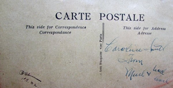  French WWI, Embroidered Postcard, Souvenir From France — image 3