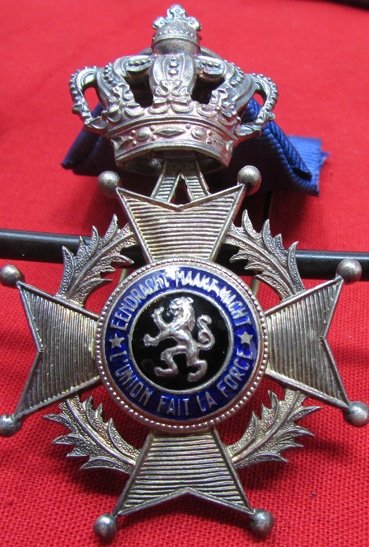  Belgium, Type II, Order of Leopold, Officer, with Swords — image 4