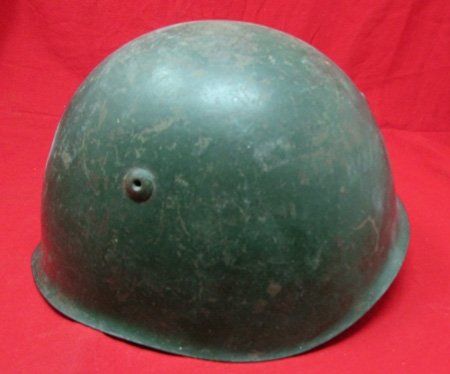  Italian WWII Steel Helmet, M33, Liner & Strap — image 2