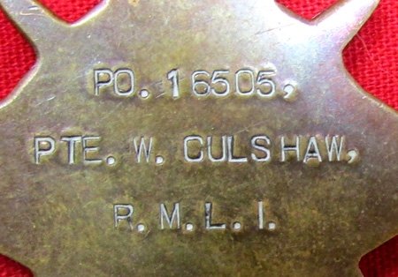  British WWI Trio, Royal Marines Light Infantry & Cap Badge — image 4