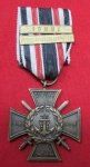 German Post WWI Naval Corps Flanders Medal, 2 Clasps, Somme