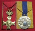 Belgian-British, Somme Veteran, WWI 2 Place Medal Bar, McDougall, 7th …