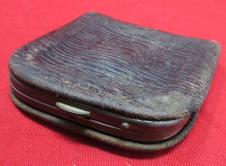  British WWI Leather Coin Purse with 11 Coins, Copper & Silver — image 4