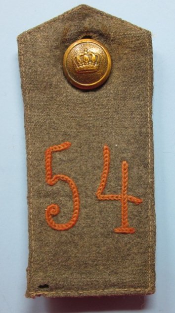  German WWI Enlisted Shoulder Strap, IR 54, — image 2