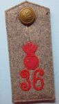 German WWI 36th Field Artillery Enlisted Overcoat Strap