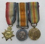 British WWI Miniature Trio, Pip, Squeak & Wilfred