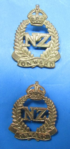  New Zealand WWI Collar Insignia, Onward, Two — image 2