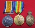 British WWI War Medal & Victory Medal, Household Bn, TPR …
