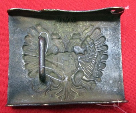  Austrian WWI Brass Enlisted Buckle, Field Recovered — image 3