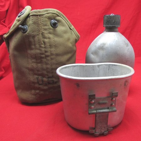  US WWII Canteen, Cup and Cover Set, 1945 Canteen — image 5