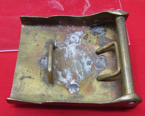  German 1847 Pattern Prussian Enlisted Buckle, Four Solder Points — image 3