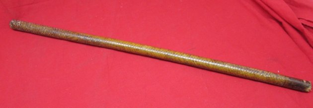  British WWI-WWII Officers Leather Swagger Stick — image 3