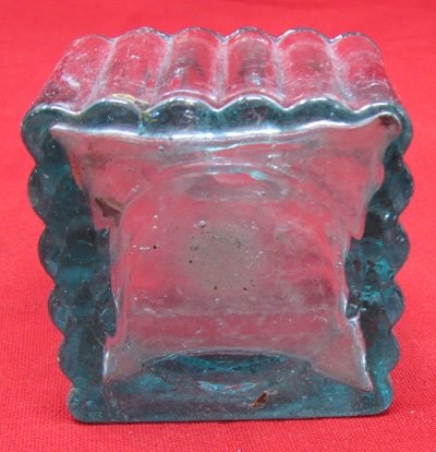  US Civil War Era Glass Inkwell, Pen Rests — image 4