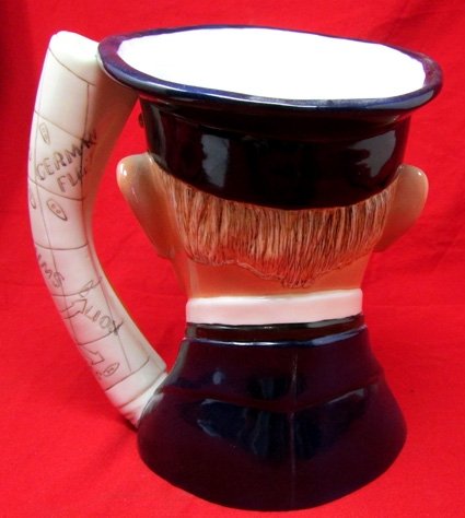  British Post WWII Toby Mug, Admiral Lord Jellicoe, Battle of Jutland — image 4