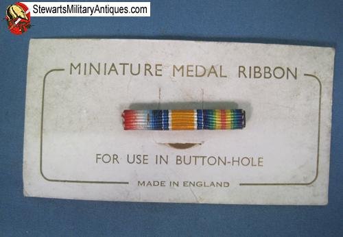  British WWI Miniature Lapel Ribbon bar — image 2