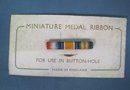 British WWI Miniature Lapel Ribbon bar