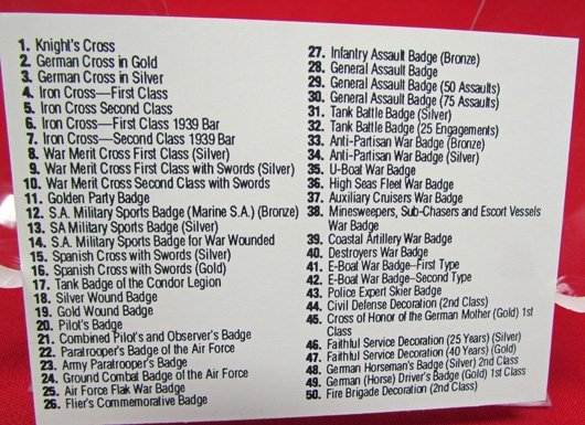  US 1990's Regalia Collector Series of the Third Reich, Identification Cards — image 5