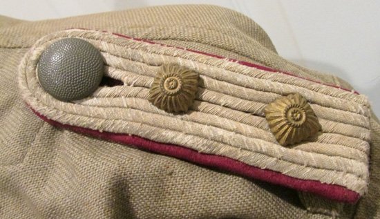  German WWII Army Officer Summer Weight Tunic, Smoke Troops — image 6