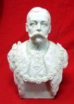 British WWI Bisque Bust of King George V,