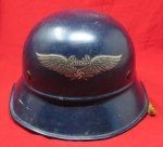 German WWII Luftschutz Gladiator Helmet & Liner