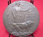 British WWI Death Penny & Box, John Rudd