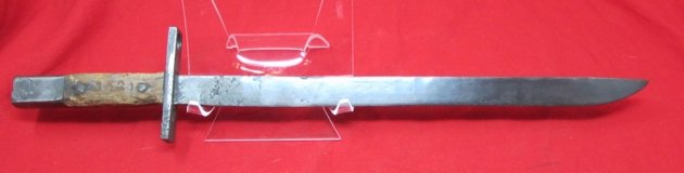  Japanese WWII Late Type 30 Bayonet, Toyoda Mfg, Rectangular Guard — image 2