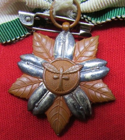  Japanese Post WWII Zen-Ko Association Ladies Cased Medal — image 4