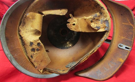  German WWI, M1915 Prussian Enlisted Pickelhaube, 1916 Dated — image 8