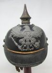 German WWI, M1915 Prussian Enlisted Pickelhaube, 1916 Dated