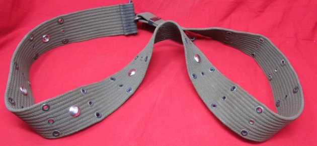  US WWII-Vietnam Era, M1936 Pistol Belt, Load Carrying Snaps — image 3