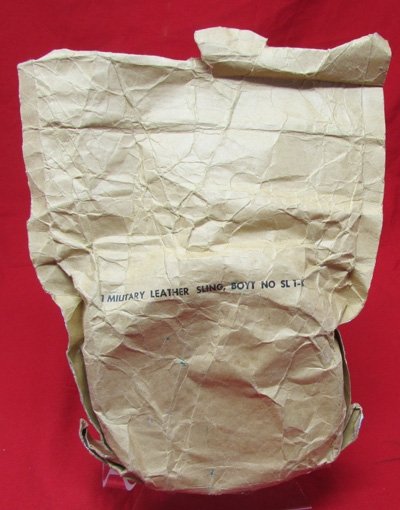 US Post WWII Military Style Leather Rifle Sling, Boyt No. SL 1-K With Original Packing Envelope — image 2