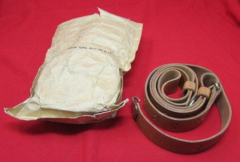  US Post WWII Military Style Leather Rifle Sling, Boyt No. SL 1-K With Original Packing Envelope — image 4