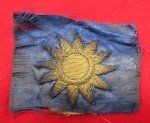 US WWI 40th Division Bullion Wire Patch, Theater Made