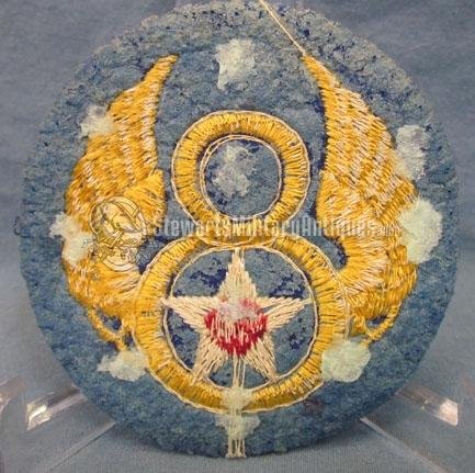  US WWII USAAF British Made 8th Air Force SSI, Felt — image 3
