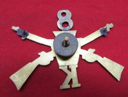  US IW-SAW Pennsylvania 8th Infantry Hat Insignia — image 3