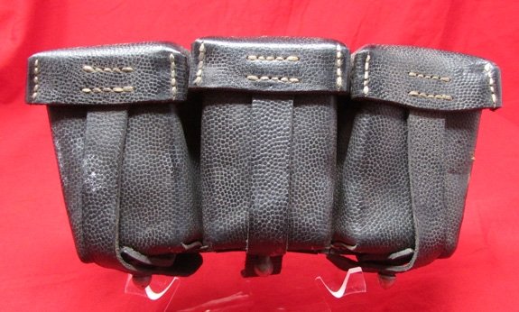 German WWII Wehrmacht 3-Pocket Rifle Ammuntion Pouch — image 2