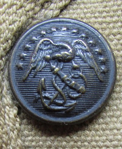  US Pre WWI, USMC Eagle Snap Button Canteen Cover, Complete — image 3
