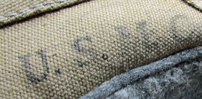  US Pre WWI, USMC Eagle Snap Button Canteen Cover, Complete — image 4