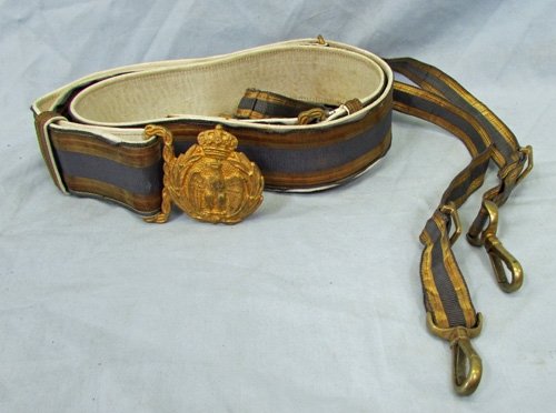  Italian WWII, Officials Dress Swordbelt & Buckle — image 3