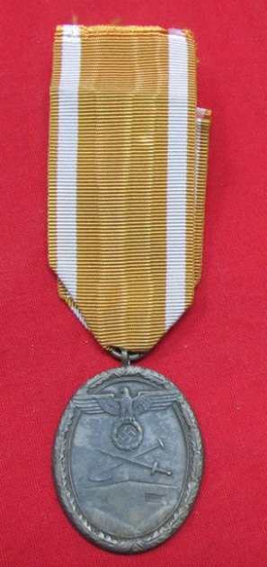  German WWII Westwall Medal and Ribbon — image 2