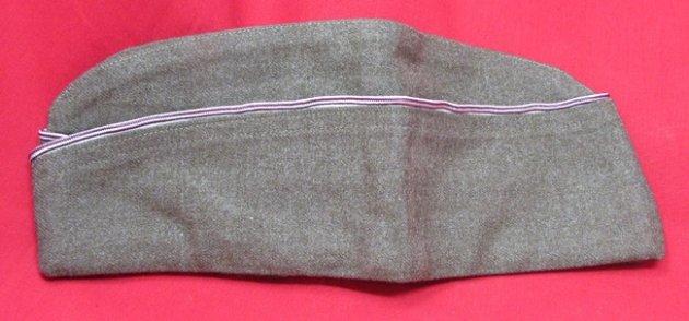  US WWII Army Enlisted Medical Corps Garrison Hat, 7 3/8, Named — image 3