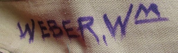  US WWII Army Enlisted Medical Corps Garrison Hat, 7 3/8, Named — image 5