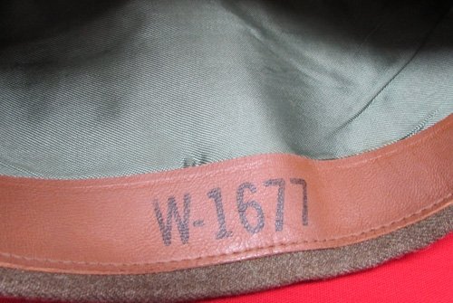  US WWII Army Enlisted Private Purchase Overseas Hat, Military Police — image 4