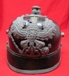 German WWI Prussian M1915 Enlisted Pickelhaube, Sz 52