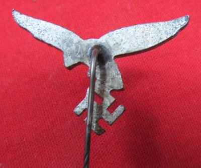  German WWII Luftwaffe Drooptail Eagle Stickpin — image 4