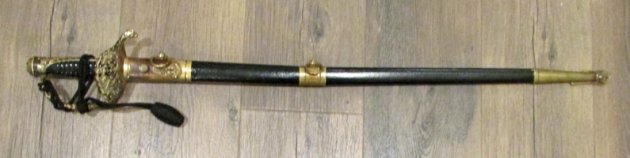  French Model 1837 Naval Officers Sword & Knot, A Beauty — image 2