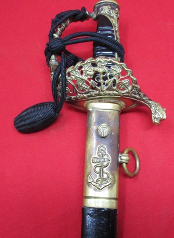  French Model 1837 Naval Officers Sword & Knot, A Beauty — image 5